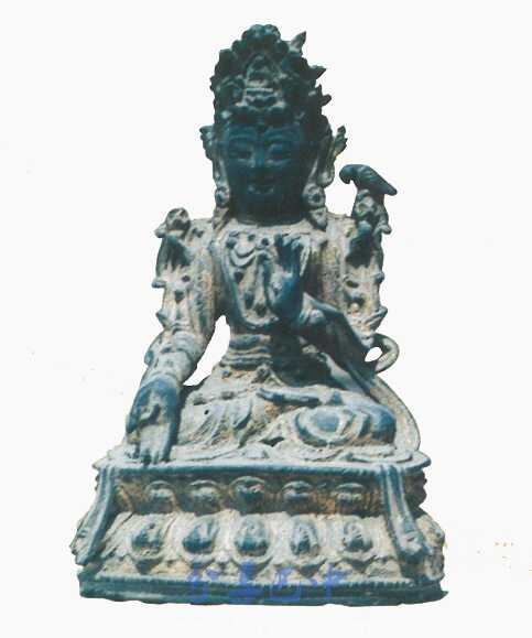 铜观音座像