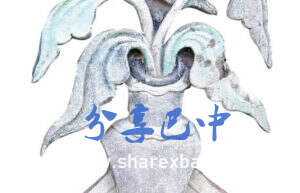 吴三策墓深浮雕彩绘宝瓶花卉