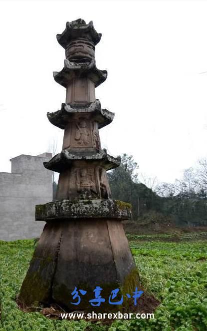 通江县铁佛字库塔