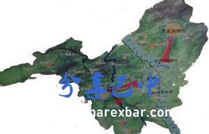 原南江县流坝乡概图