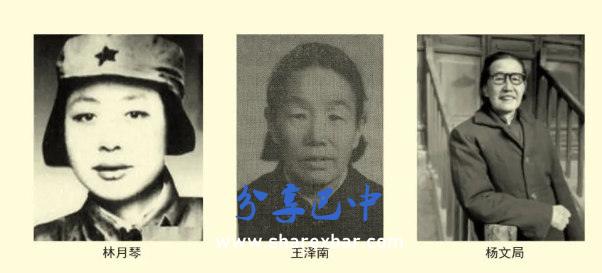 妇女工兵营主要负责人：林月琴、王泽南、杨文局