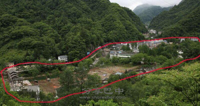 光雾山月琴坝原貌