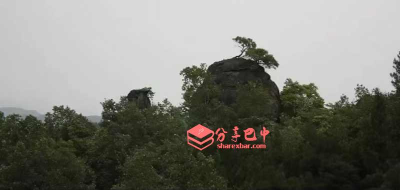 远眺青龙山寨