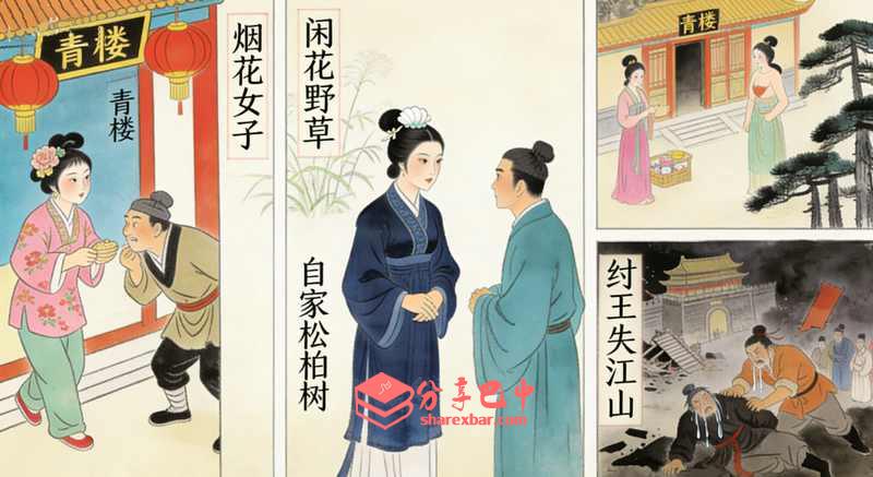 巴山民歌:劝郎花莫贪