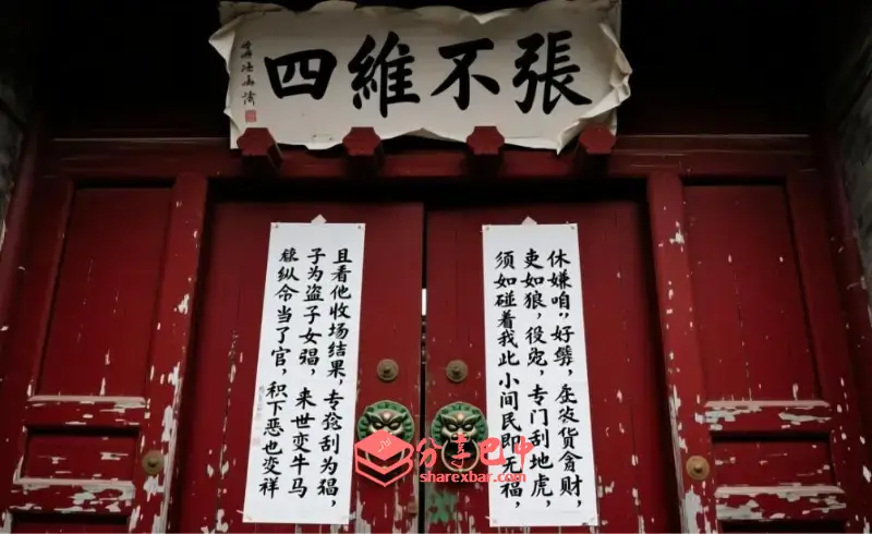 巴中国民党县党部书记冯树人讽刺县长罗福祥的对联