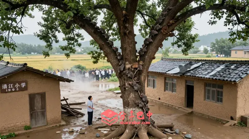 巴中异事：老鼠成群上树（模拟图）