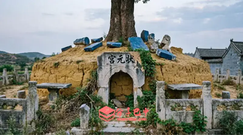 明代谢状元墓(模拟图)
