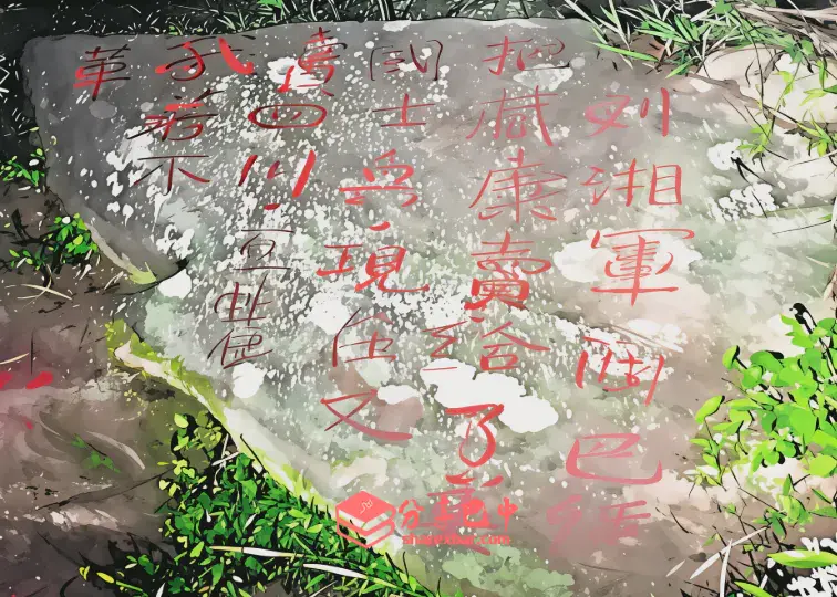 小街子红军石刻标语
